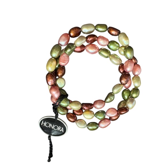 Honora Pastel Freshwater Pearl Bracelets - Picture 1 of 4